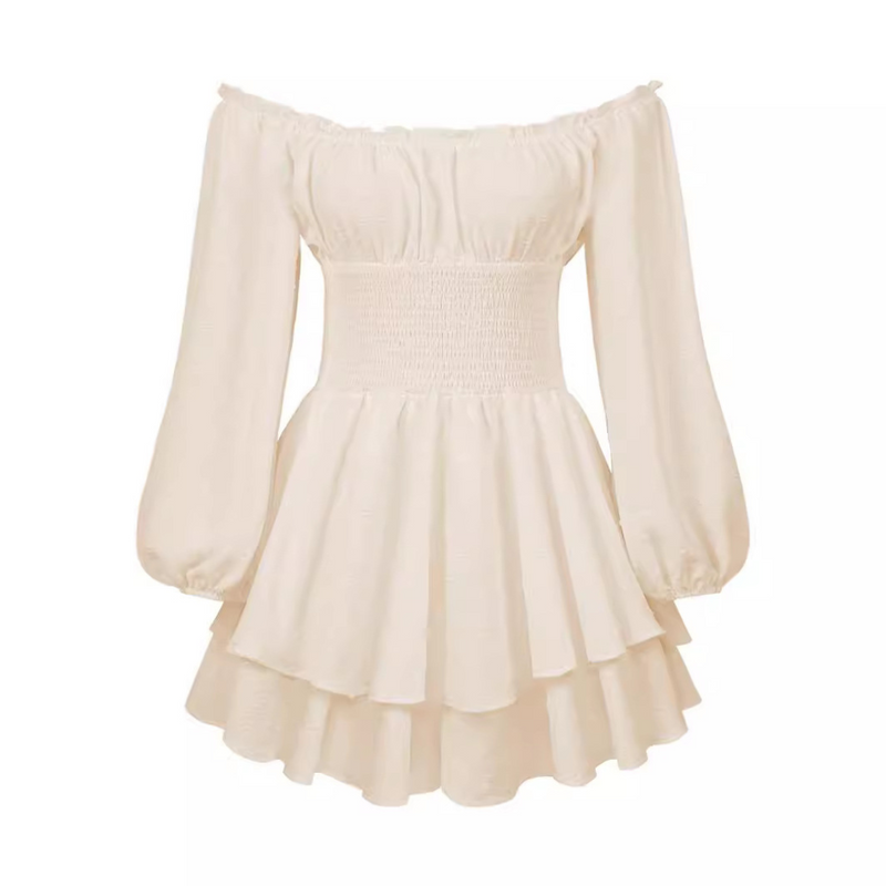 CYNRHIA™ – Elegant Long Sleeve Off-Shoulder Romper