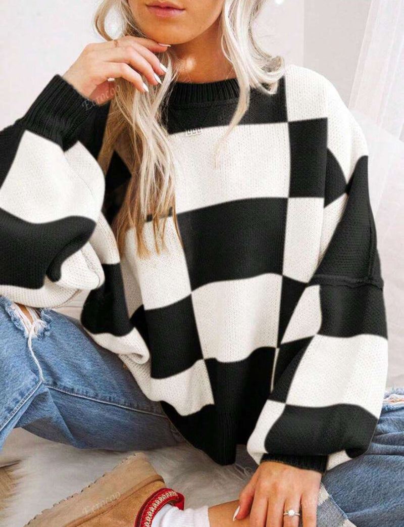 PILDA™ - Casual Long Sleeve Loose-Fit Sweater