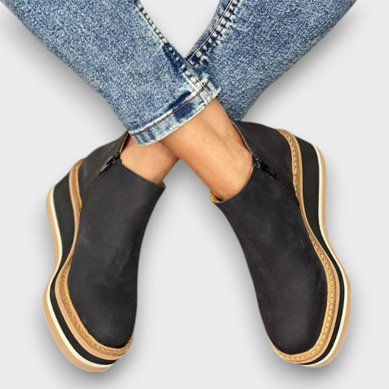 Alvaya – Everyday Stylish Wedge Ankle Boots