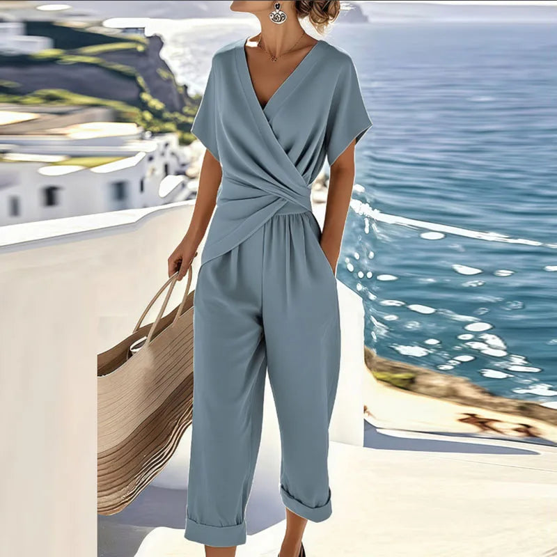 Celira – 2-Piece Set in Jumpsuit Style with Wrap Look