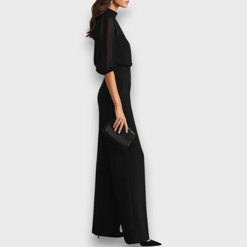 Noctira – Sheer Chiffon Three-Piece Set