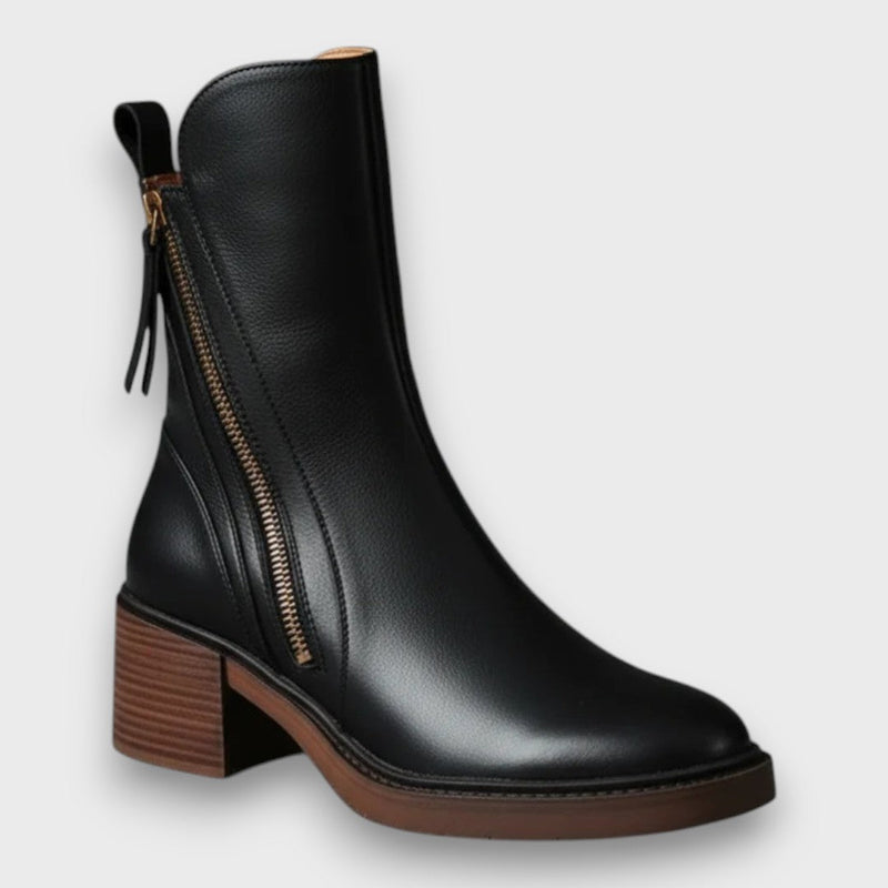 Aurelle – Classy zip ankle boots